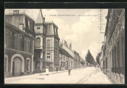 CPA Fere Champenoise, Aveneue De La Gare  - Andere & Zonder Classificatie