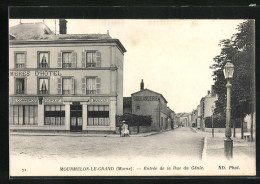 CPA Mourmelon-le-Grand, Entree De La Rue Du Genie  - Mourmelon Le Grand