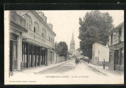 CPA Mourmelon-le-Grand, La Rue De Chalons  - Mourmelon Le Grand