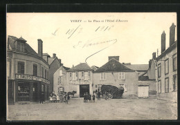 CPA Verzy, La Place Et L`Hotel D`Anvers  - Verzy