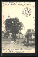 CPA Chaudefontaine, Place De L`Eglise  - Other & Unclassified