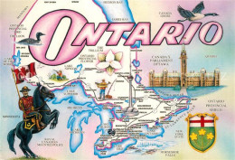 72991189 Ontario Canada Map Parliament Royal Canadian Mounted Police Ontario Can - Non Classés