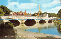 R066882 Town Bridge And River Great Ouse. Bedford. Salmon. 1979 - World