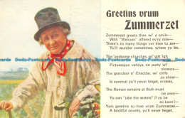 R066885 Greetins Vrum Zummerzet. Salmon. 1975 - World