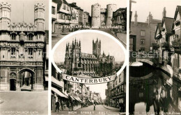 72966582 Canterbury Kent Christchurch Gate Falstaff Inn And West Gate Cathedral  - Other & Unclassified