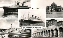 72962073 Southhampton R.M.S. Queen Mary Royal-Pier Civic-Center Old Walls - Otros & Sin Clasificación