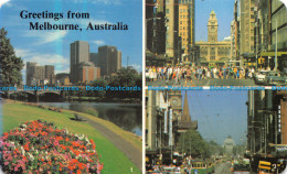 R066924 Greetings From Melbourne. Australia. Multi View - World