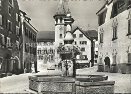 11626335 Maienfeld Brunnen Rathaus Maienfeld - Sonstige & Ohne Zuordnung