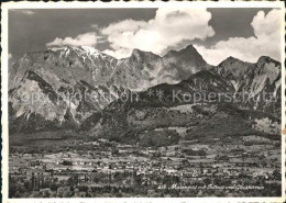 11626330 Maienfeld Panorama Mit Falknis Und Gleckhoerner Maienfeld - Sonstige & Ohne Zuordnung