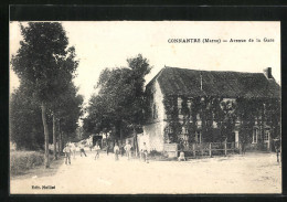 CPA Connantre, Avenue De La Gare  - Otros & Sin Clasificación