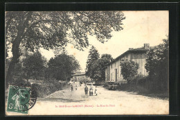 CPA St-Mard-sur-le-Mont, La Rue Du Pont  - Autres & Non Classés