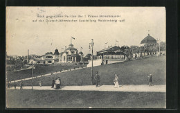 AK Reichenberg, Pavillon Der I. Pilsner Aktienbrauerei Auf Der Deutsch-Böhmischen Ausstellung 1906  - Ausstellungen