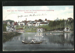 AK Reichenberg, Deutschböhmische Ausstellung 1906, Blick über Die Thalsperre  - Exposiciones