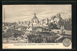 AK Reichenberg, Deutschböhmische Ausstellung 1906, Blick Auf Das Hauptgebäude  - Tentoonstellingen