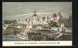 AK Reichenberg, Deutschböhmische Ausstellung 1906, Anlegestelle Unter Dem Hauptgebäude  - Ausstellungen