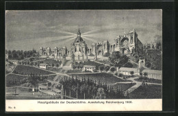 AK Reichenberg, Deutschböhmische Ausstellung 1906, Das Hauptgebäude über Dem Park  - Ausstellungen