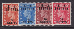GB Offices In Eritrea, Scott 27-30 (SG E26-E29), MLH - Other & Unclassified
