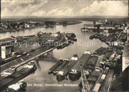 11626055 Basel BS Kleinhueninger Rheinhafen Frachtschiffe Basel BS - Other & Unclassified