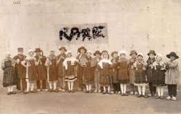 CARTE PHOTO,87,HAUTE VIENNE,FLAVIGNAC,FETE DE FIN D'ANNEE,ENFANTS,FETE,DEGUISEMENT,RARE - Autres & Non Classés