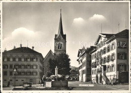 11625953 Urnaesch AR Dorfpartie Brunnen Kirche Urnaesch AR - Other & Unclassified