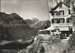 11625894 Aescher-Wildkirchli Berggasthaus Mit Seealpsee Marwies Und Altmann Aesc - Altri & Non Classificati