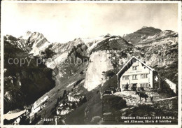 11625853 Ebenalp Gasthaus Ebenalp Mit Altmann Saentis Und Schaefler Ebenalp - Altri & Non Classificati