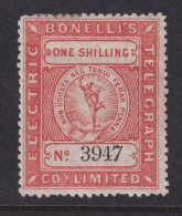 Great Britain, Hiscocks H4, Bonelli's Electric Telegraph Company, MHR - Fiscaux