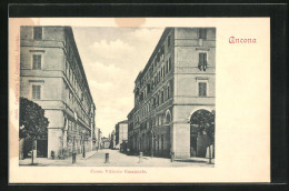 Cartolina Ancona, Corso Vittorio Emanuele  - Ancona