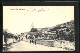 CPA Waville, Des Soldats In Der Hauptstrasse  - Sonstige & Ohne Zuordnung