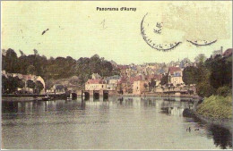 AURAY - Panorama (carte Colorisée) - Auray