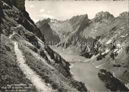 11625596 Seealpsee Mit Schrennenweg Saentis Und Altmann Seealpsee - Altri & Non Classificati