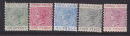 Grenada, Scott 20-24 (SG 30-34), MHR - Grenada (...-1974)