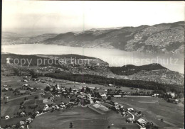 11625299 Aeschi Spiez Fliegeraufnahme Mit See Aeschi Spiez - Autres & Non Classés