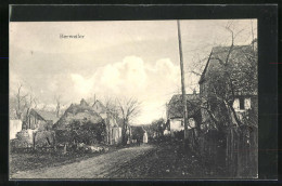 CPA Berweiler, Vue De La Rue Avec Maisons En Ruines  - Other & Unclassified