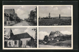 AK Beckedorf, Gasthaus Beckedorfer Hütte, Dorfstrasse, Schacht, Kohle  - Mines