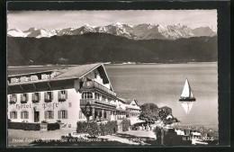 AK Urfeld / Walchensee, Hotel Zur Post Und Jäger Am See  - Autres & Non Classés