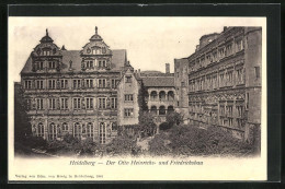 AK Heidelberg, Der Otto Heinrichs- Und Friedrichsbau  - Heidelberg