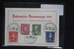 BRD 117-120 Auf Postkarte Passionsspiele Oberammergau #BC525 - Autres & Non Classés
