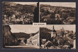 Ansichtskarte Bad Gottleuba Ernst Thälmann Str. Kirche Sanatorium Gesamtansicht - Autres & Non Classés