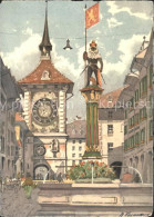 11624965 Bern BE Kuenstlerkarte Zaehringerbrunnen An Der Kramgasse Bern - Other & Unclassified