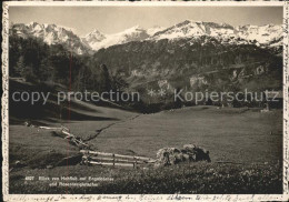 11624903 Hohfluh Bruenig BE Blick Auf Engelhoener Und Rosenlauigletscher Bruenig - Autres & Non Classés