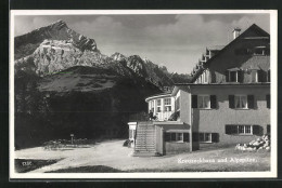 AK Garmisch, Gasthof Kreuzeckhaus Und Alpspitze  - Autres & Non Classés