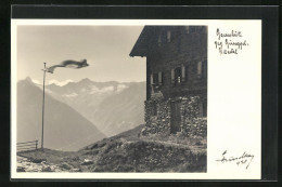 Foto-AK Hans Hruschka Nr. 978: Gamshütte Gen Gunggl, Zillertal  - Other & Unclassified