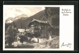 Foto-AK Hans Hruschka Nr. 651: Breitlahner Gegen Gr. Greiner, Zillertal  - Otros & Sin Clasificación