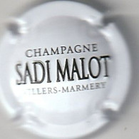 Capsule Champagne MALOT Sadi { N°57c : Estampée Blanc Et Noir } {S21-24} - Sonstige & Ohne Zuordnung