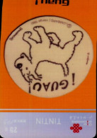 TELECARTE ETRANGERE.....TINTIN...MILOU - BD