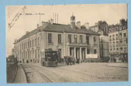 0568  CPA  NANTES    La Bourse  -  Tramway  ...   ++++++++++++++++ - Nantes