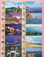 China Postal Stationery，stamped Postcard，Shandong Coastal Scenery，10 Pcs - Postales