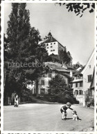 11624400 Werdenberg Schloss Buchs Hund Kind Werdenberg - Sonstige & Ohne Zuordnung