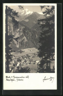 Foto-AK Hans Hruschka Nr. 22: Mayrhofen, Blick Vom Zimmereben Auf Den Ort, Zillertal  - Sonstige & Ohne Zuordnung